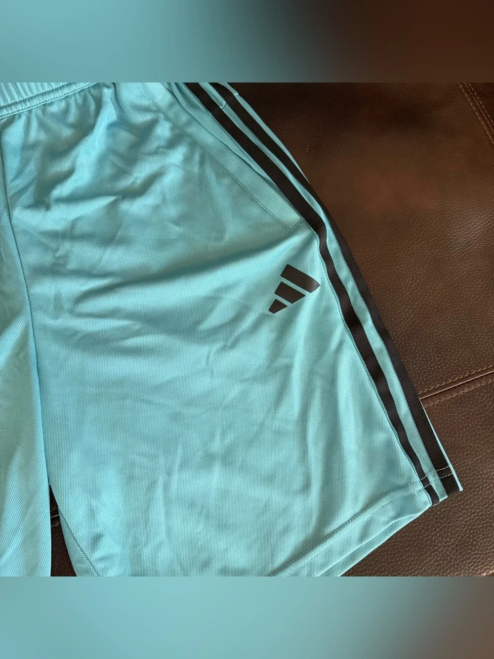 Men’s Adidas Light Blue Shorts; Size Small (Like New)